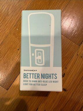 Better Nights Anti-Blue LED Night Light — Light Blue